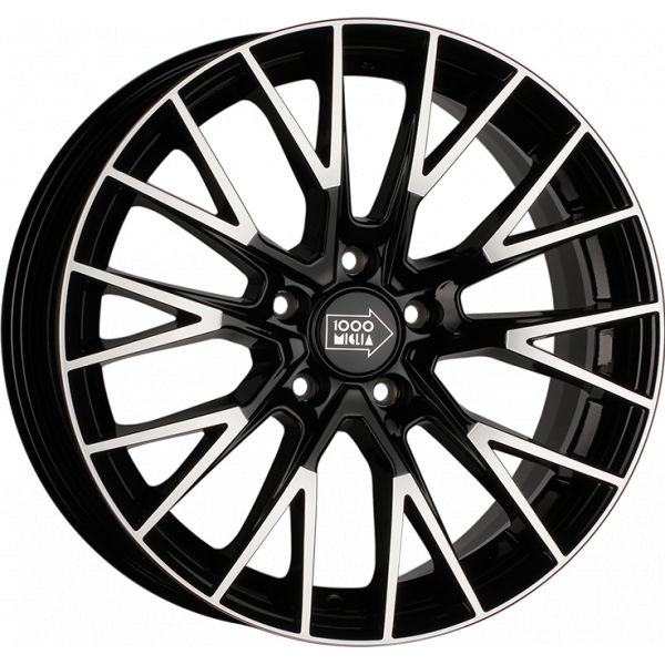 1000 Miglia MM1009 7 R17 PCD:5/112 ET:40 DIA:57.1 Gloss Black Polished