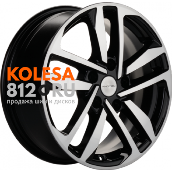 Khomen Wheels KHW1612 6.5 R16 PCD:5/114.3 ET:45 DIA:67.1 Black-FP