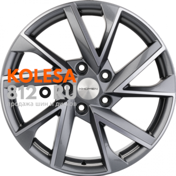 Khomen Wheels KHW1714 7 R17 PCD:5/112 ET:49 DIA:66.6 Gray-FP