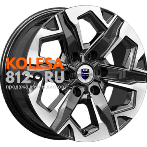 КиК Тейт 7.5 R17 PCD:6/114.3 ET:30 DIA:66.1 Алмаз Черный