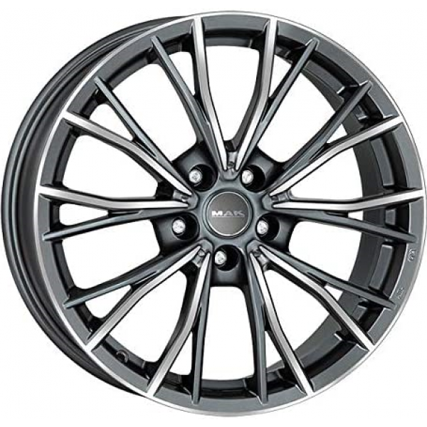 Mak Mark 7.5 R17 PCD:5/112 ET:24 DIA:66.6 Gunmetal Mirror Face