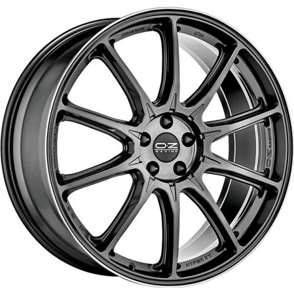 OZ Racing Hyper XT HLT 10.5 R20 PCD:5/112 ET:41 DIA:79 Star Graphite Diamond Lip