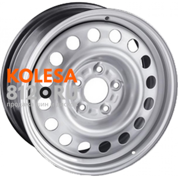 Trebl X40932 5.5 R15 PCD:5/100 ET:40 DIA:57.1 silver